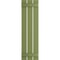 Ekena Millwork True Fit PVC Three Board Spaced Board-n-Batten Shutters, Moss Green, 17 1/8W x 36H, PR TFP101SBF17X036MG - alternate 2